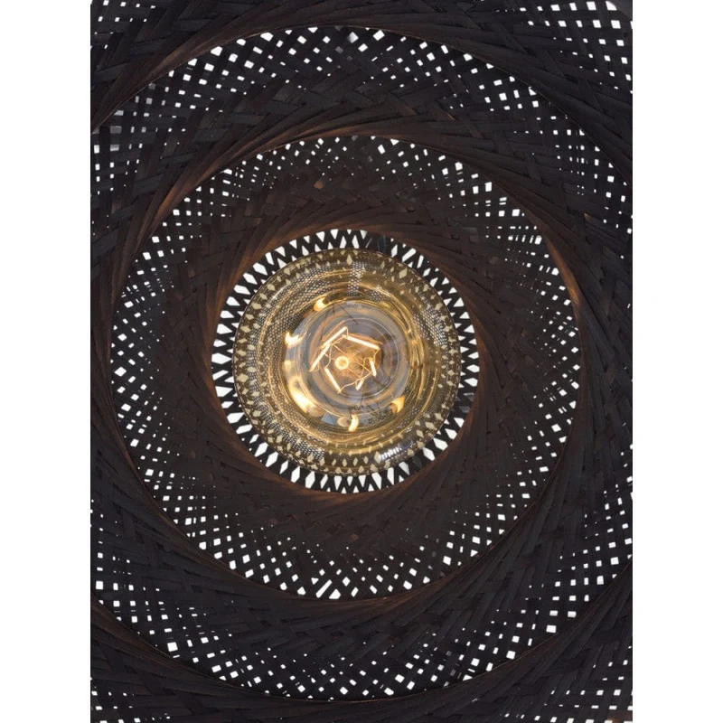 Luminaire Bambou Noir