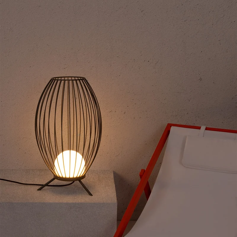 Faro Cage Portable LED Floor Lamp