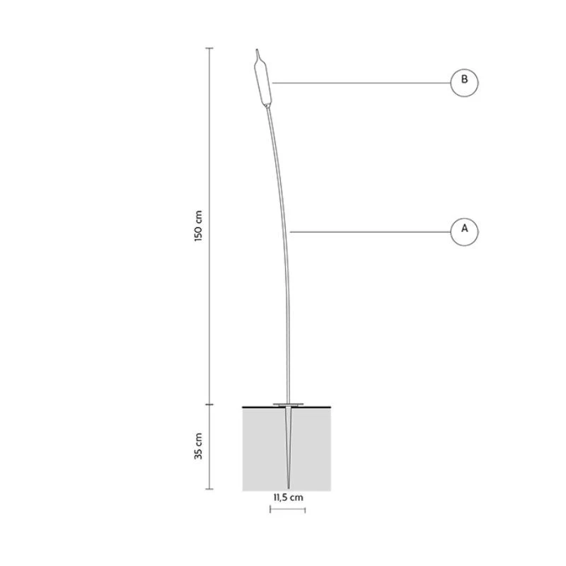 Karman Nilo Outdoor Floor Lamp