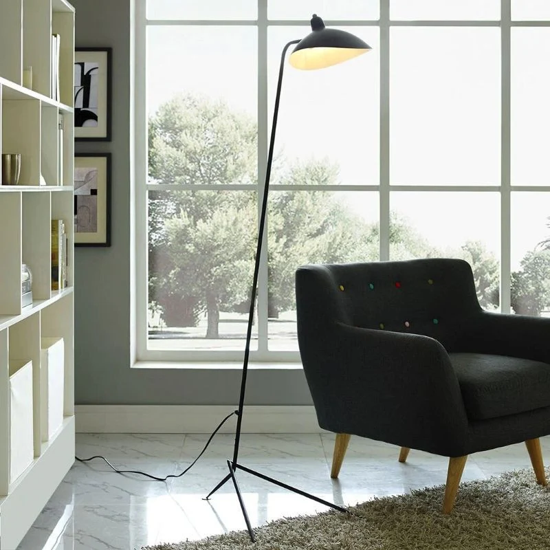 Serge Mouille Standing Lamp 1 Arm