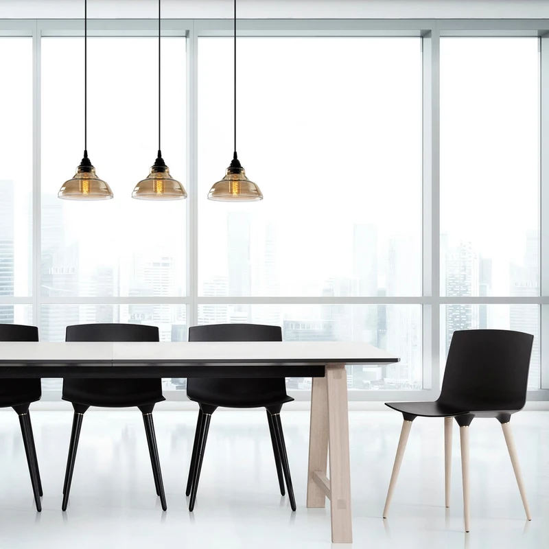 Suspension 3 Lampes Verre