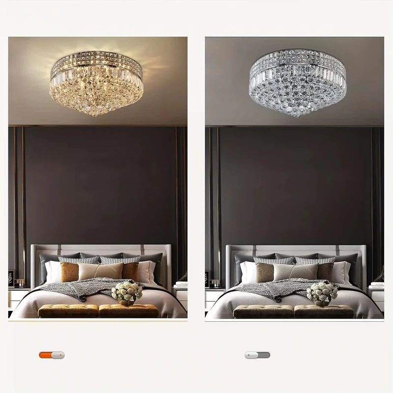 Plafonnier Chrome