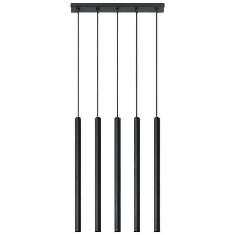 Suspension Industrielle 5 Lampes