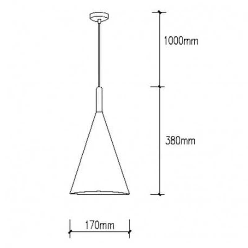 Lampe Suspension Noir