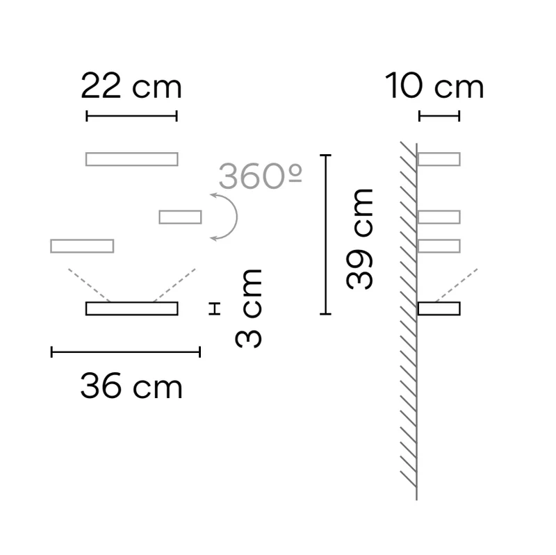 Vibia Set Wall Light