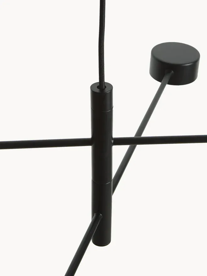Lustre Acier Noir
