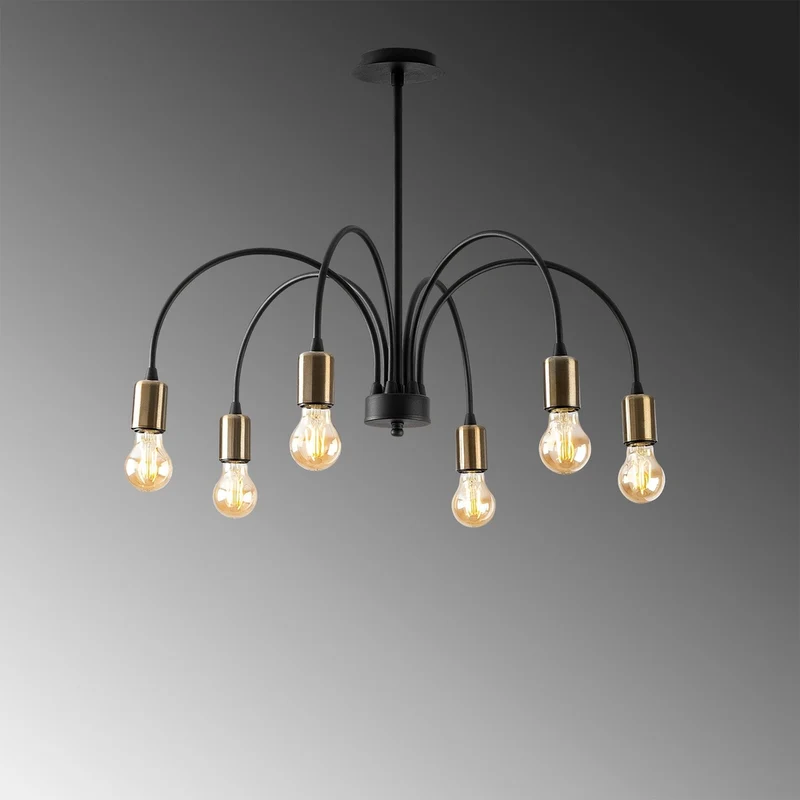 Luminaire Lustre Noir