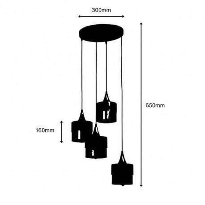 Lampe Suspension Industrielle