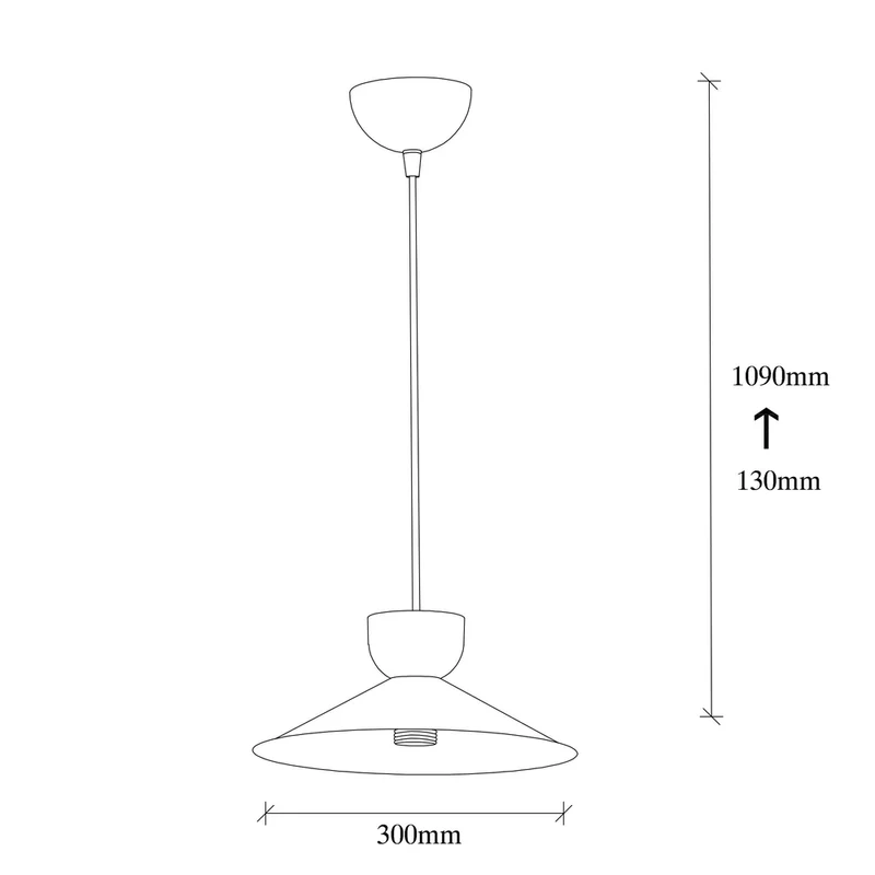Suspension Cuisine Metal Noir