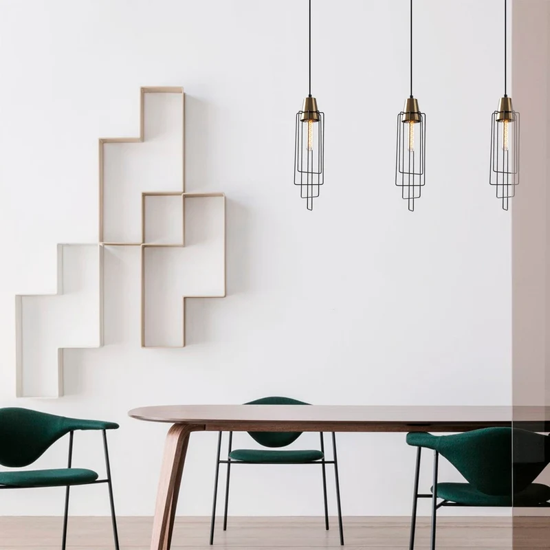 Lampe Suspension Metal Noir