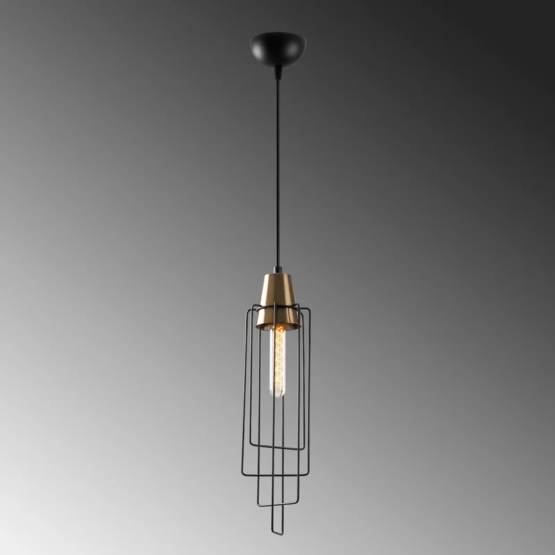 Lampe Suspension Metal Noir