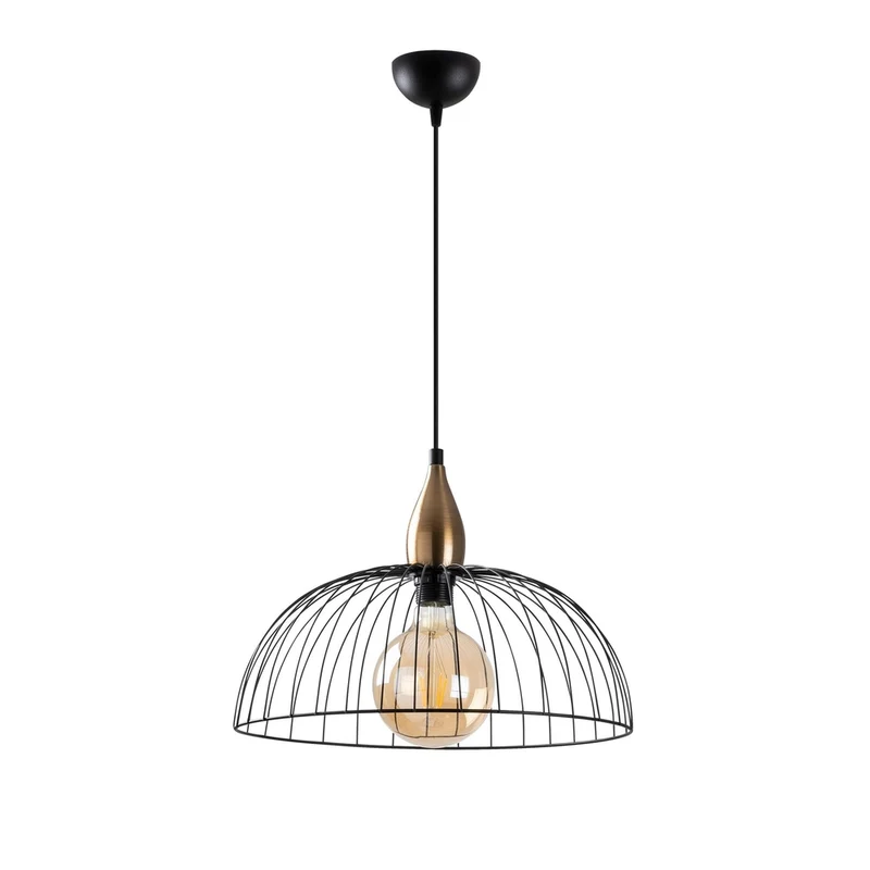 Suspension Fil Metal Noir