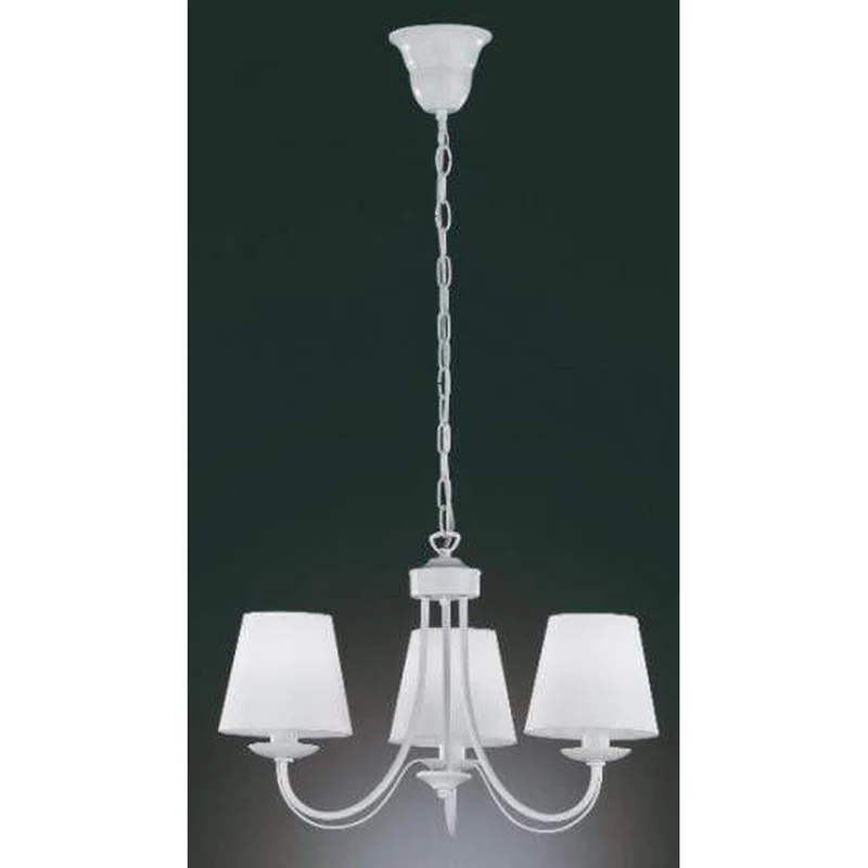 Lustre 3 Branches Blanc