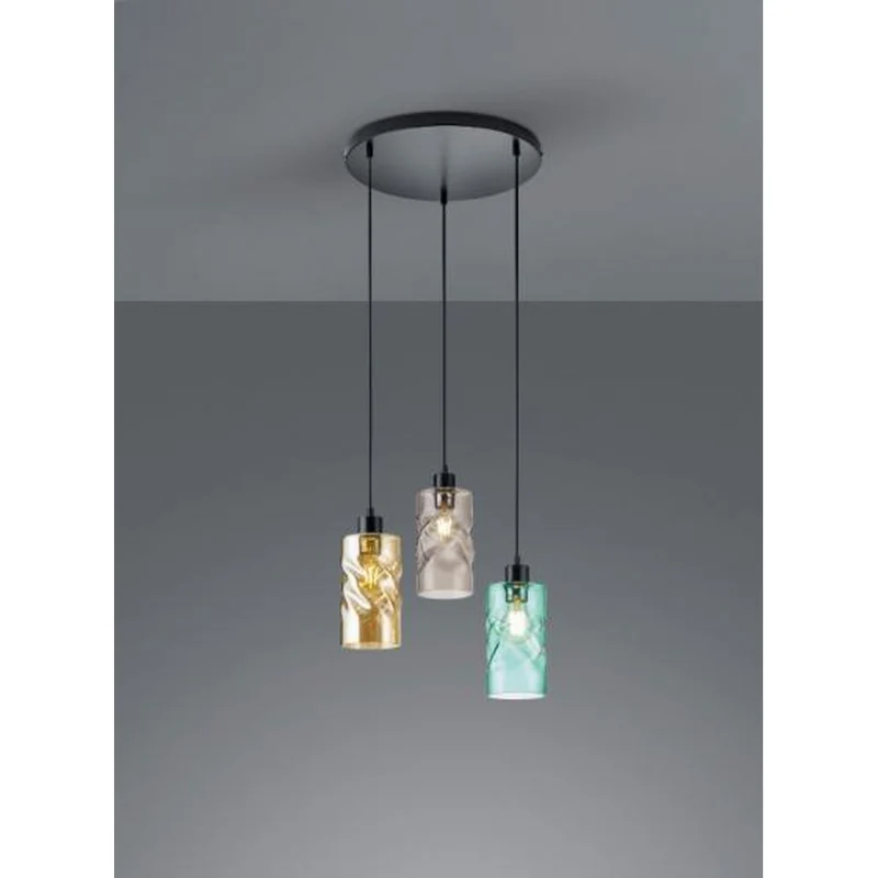 Suspension Luminaire 3 Lampes Verre