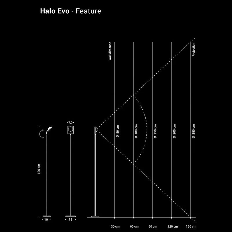 Halo Edition Evo 2 Floor Lamp