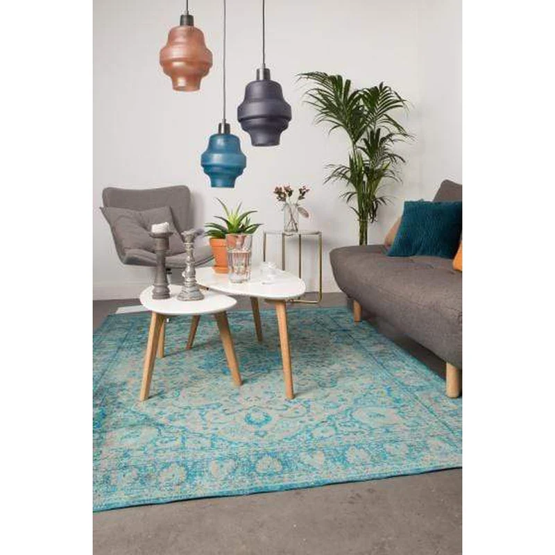 Luminaire Suspension Bleu