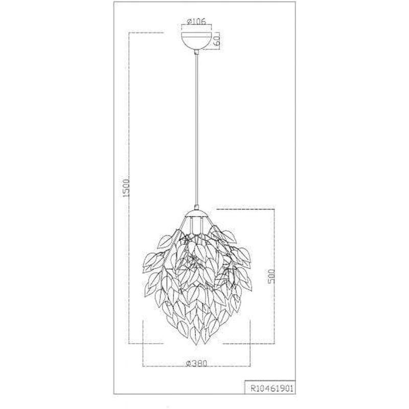Suspension En Plume Blanche