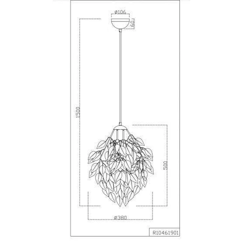 Suspension En Plume Blanche