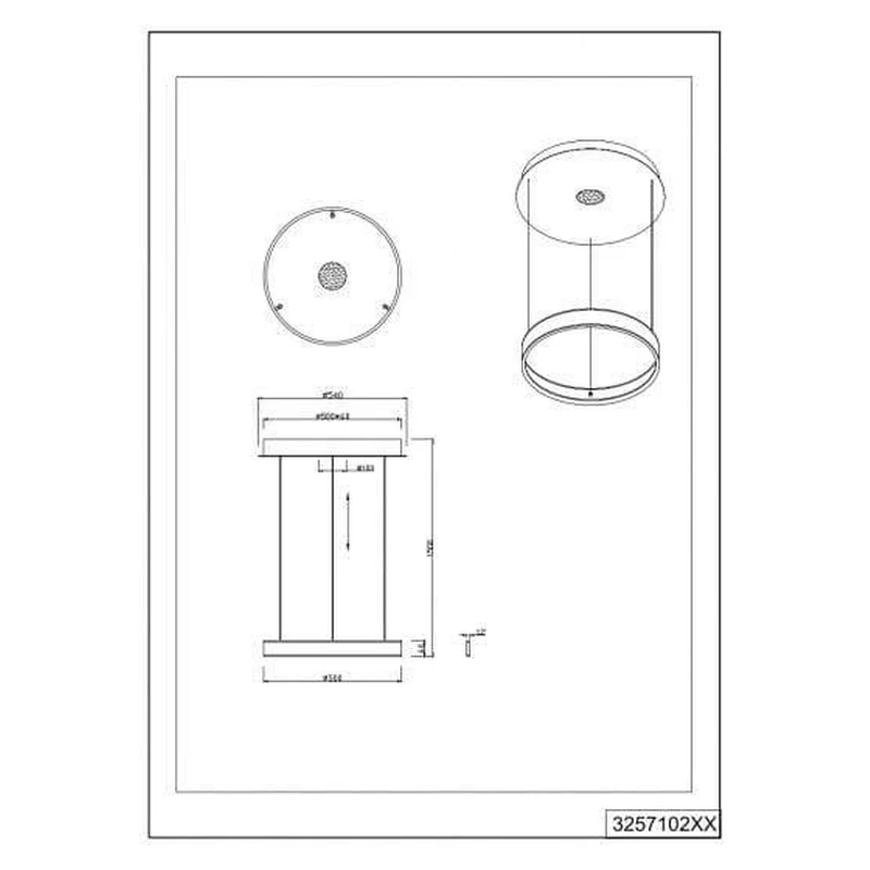 Suspension Luminaire Gris Anthracite