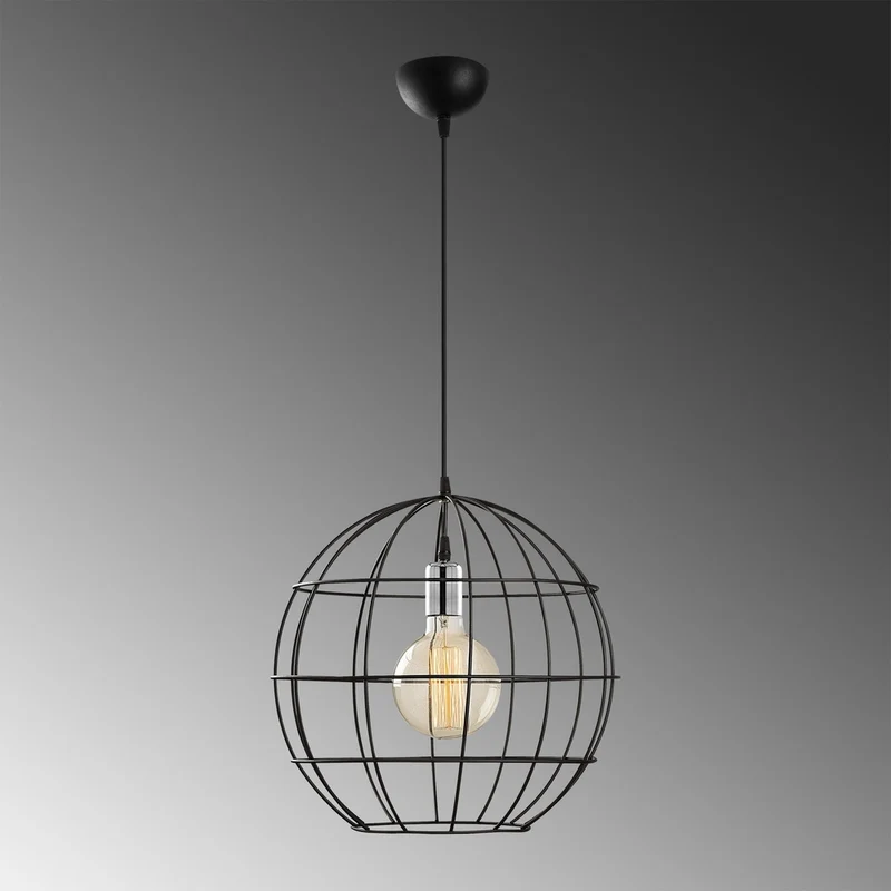 Suspension Ronde Noire
