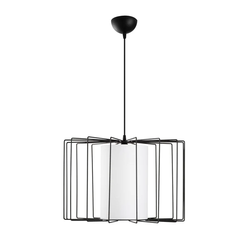 Suspension Carrée Noir