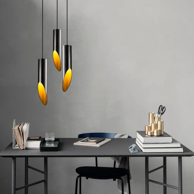 Suspension Industrielle 3 Lampes