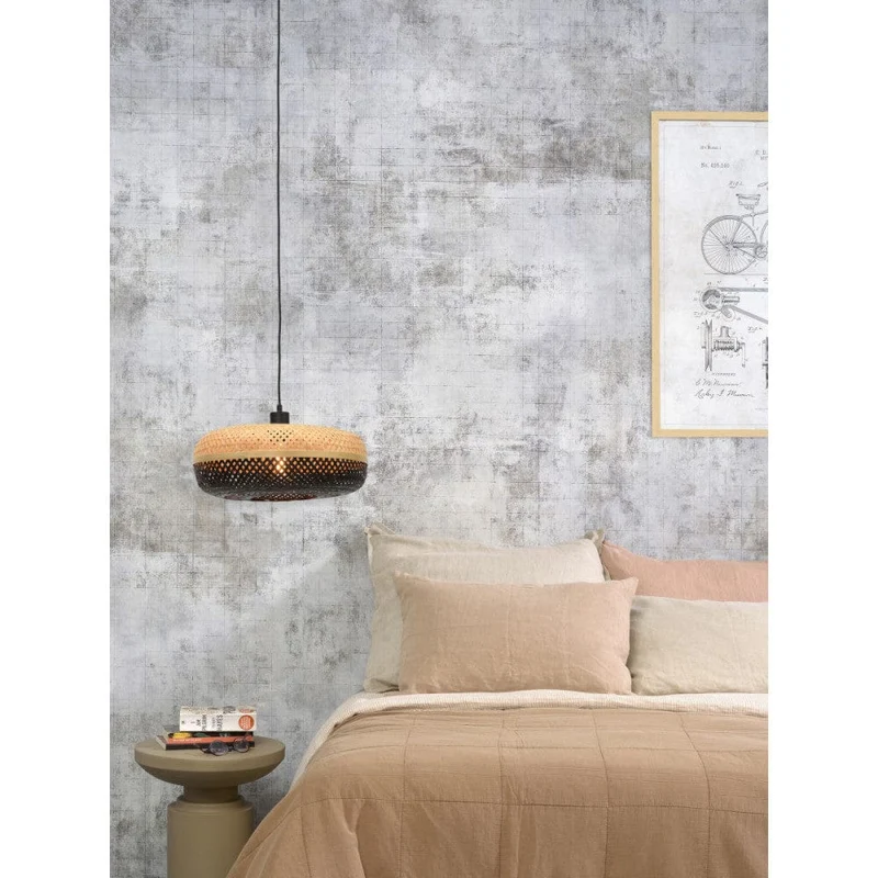 Lampe Suspension Rotin