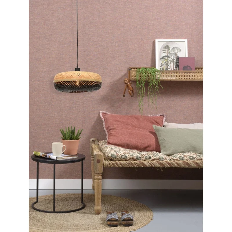 Lampe Suspension Rotin