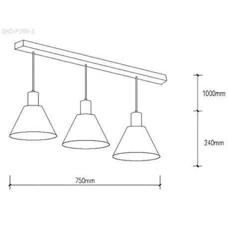 Suspension Bois Metal