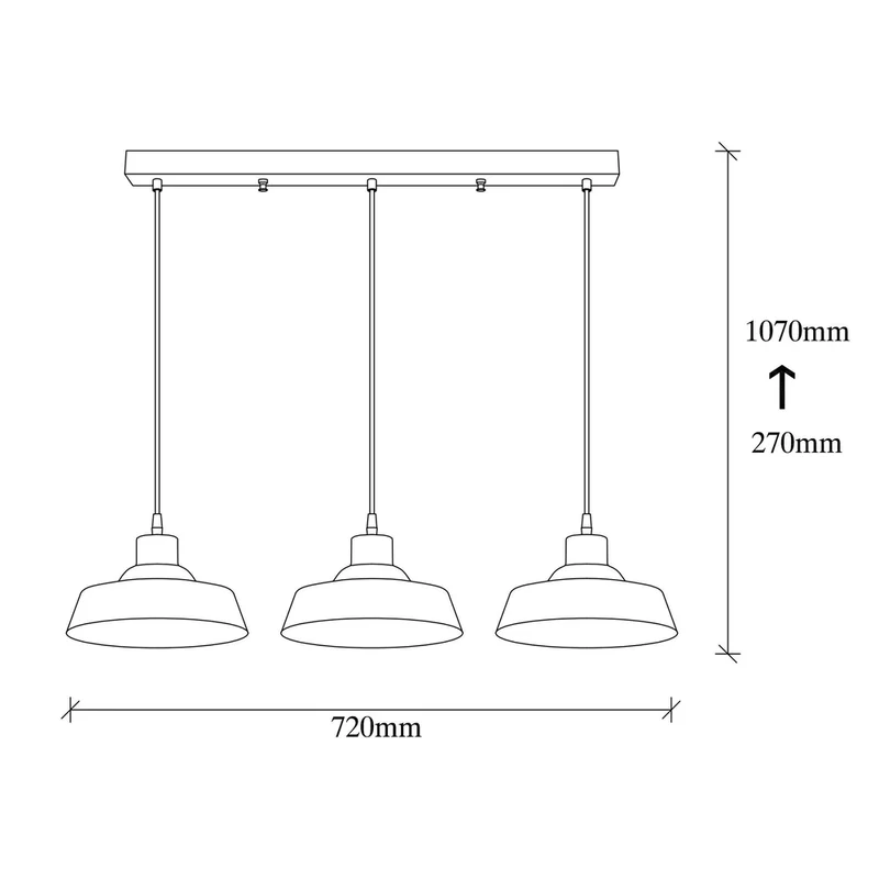 Suspension Filaire Or