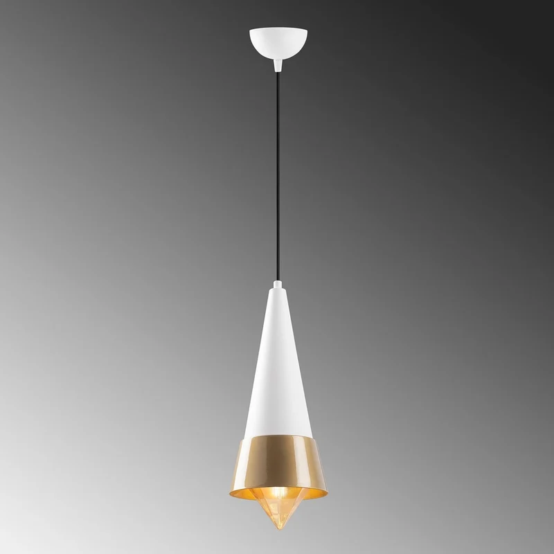 Suspension Blanc Or
