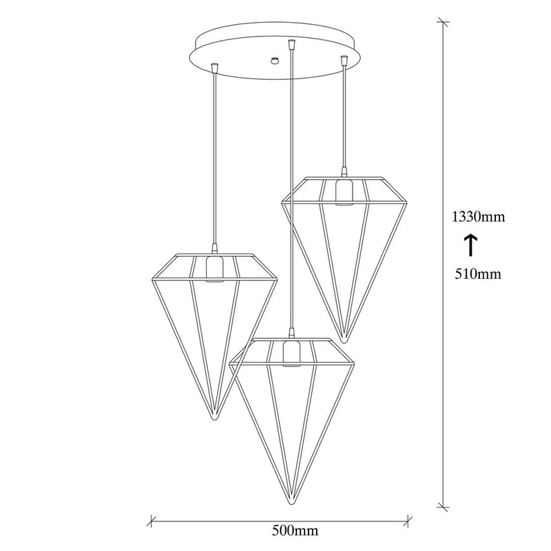 Luminaire Suspendu Chrome