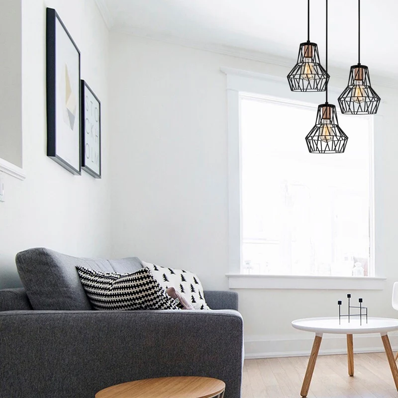 Lampe Suspendu Metal Noir