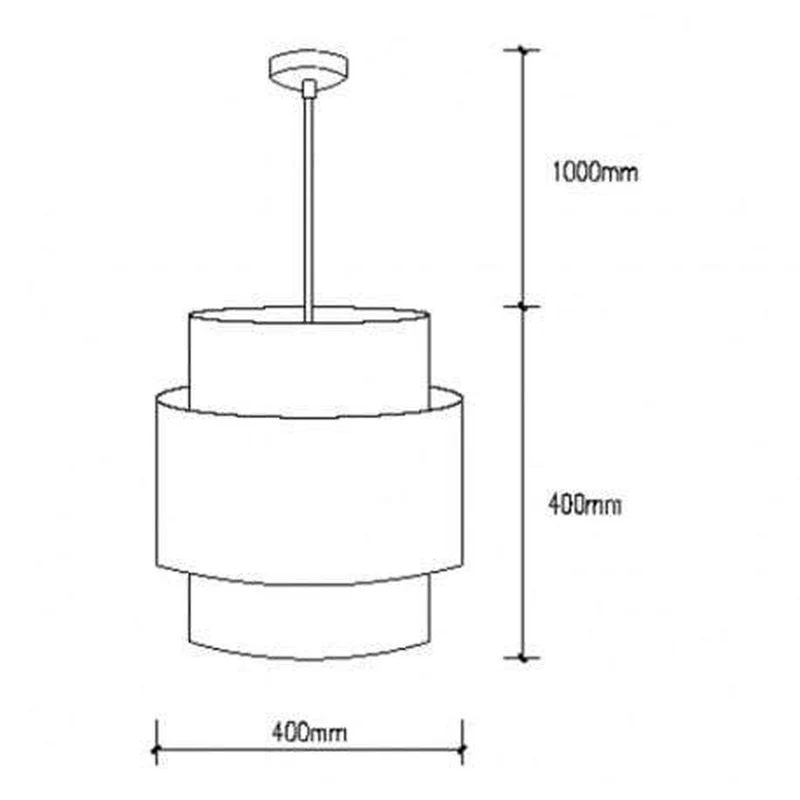 Suspension Rotin Blanc