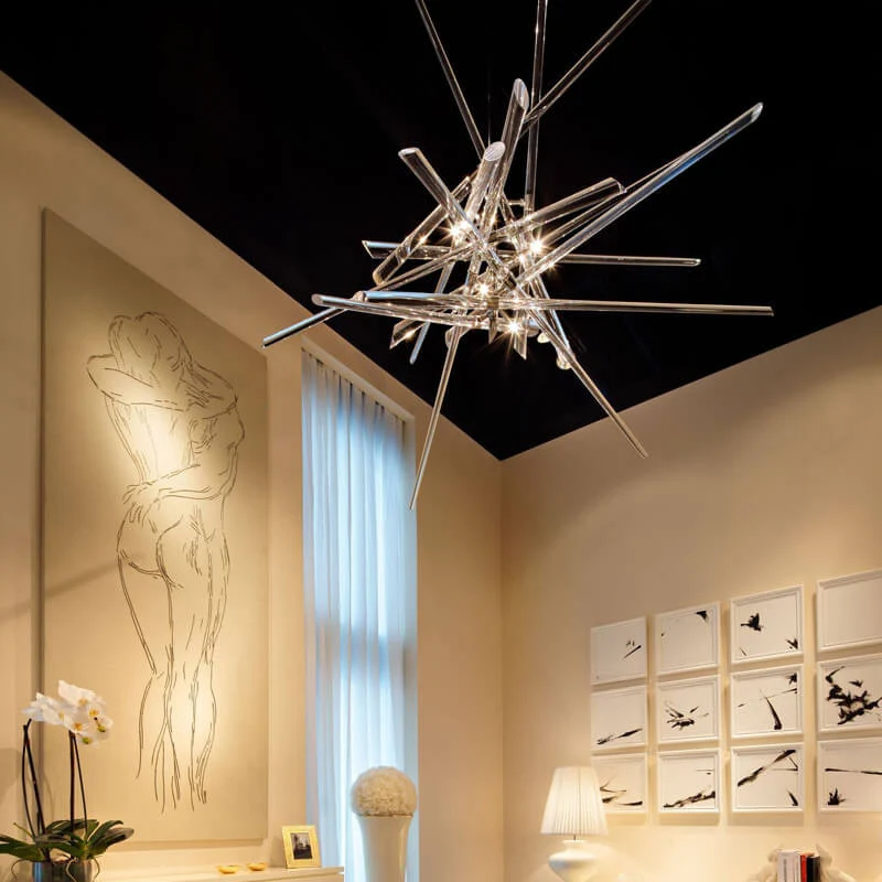 Lasvit And Why Not! Sculpture Chandelier