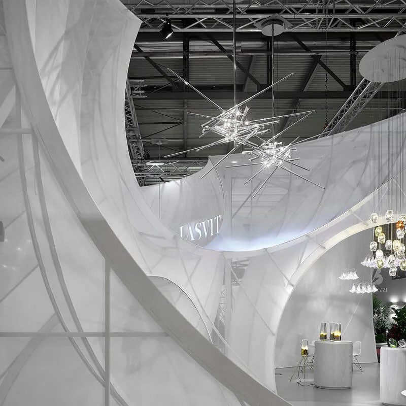 Lasvit And Why Not! Sculpture Chandelier