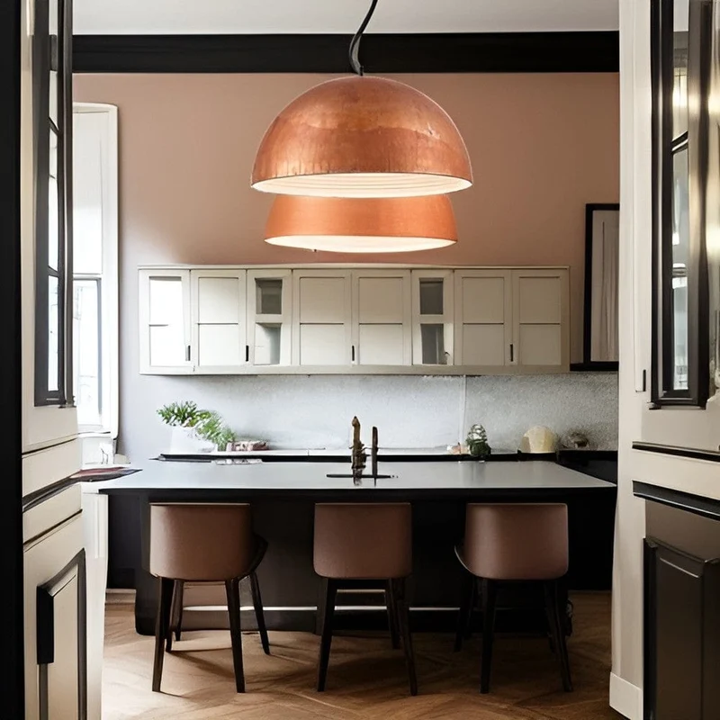 Luminaire Effet Rouille