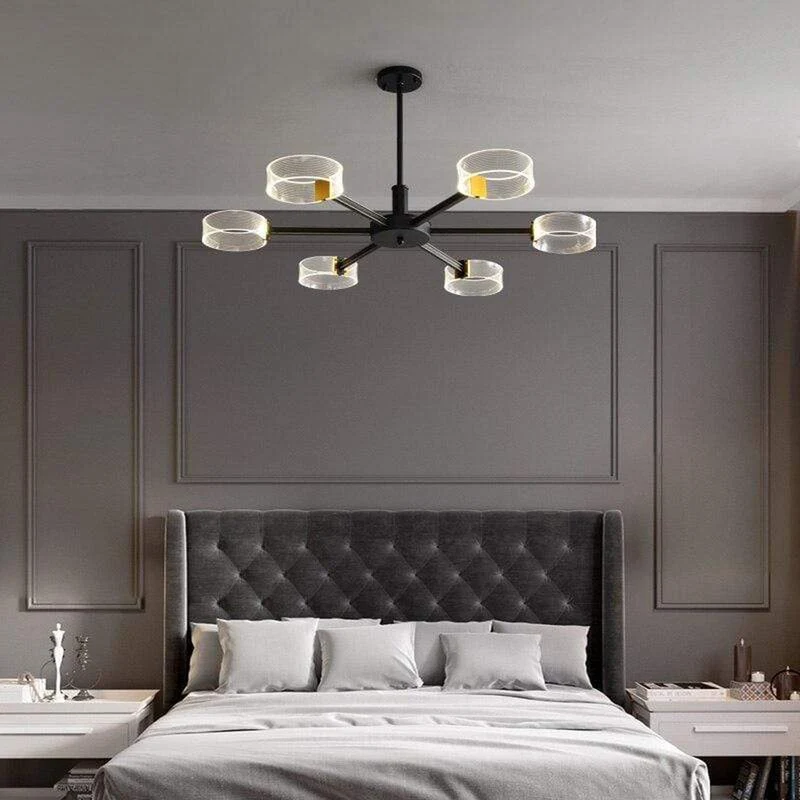 Lustre Noir Salon