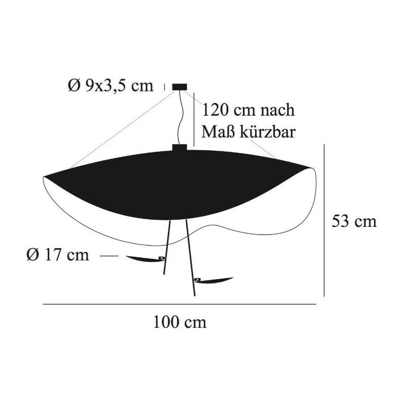 Catellani & Smith Lederam Manta S2 Pendant Lamp