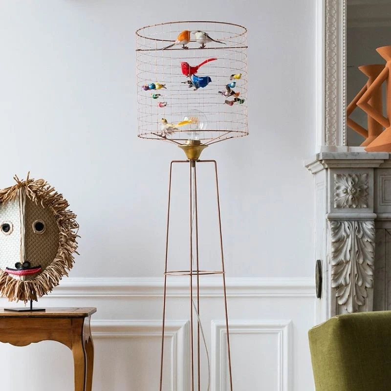 Mathieu Challières Floor lamp Volière