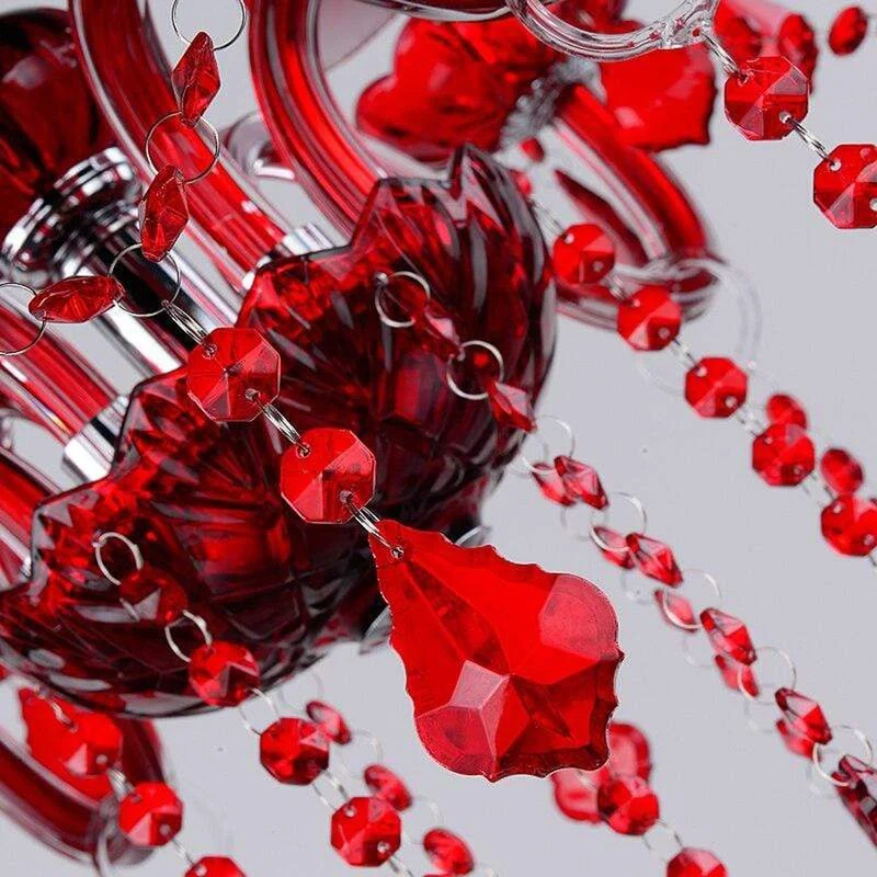 Lustre Cristal Rouge