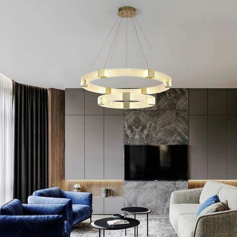 Suspension Cercle Led