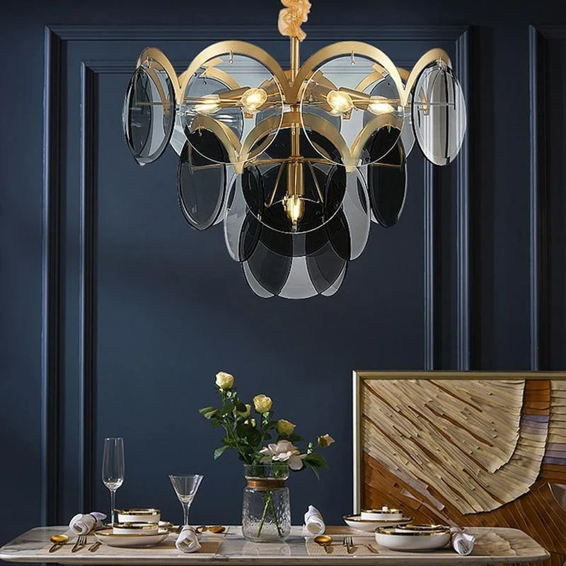 Lustre Industriel Verre