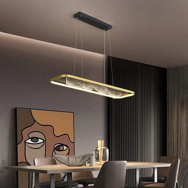 Suspension Couleur Or