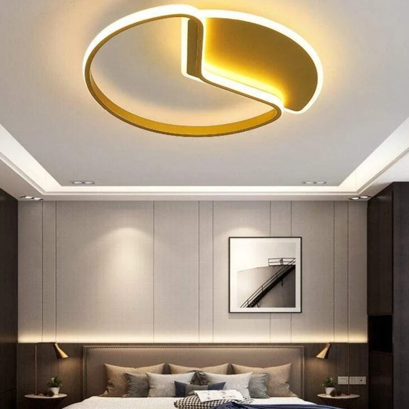 Plafonnier Led Or