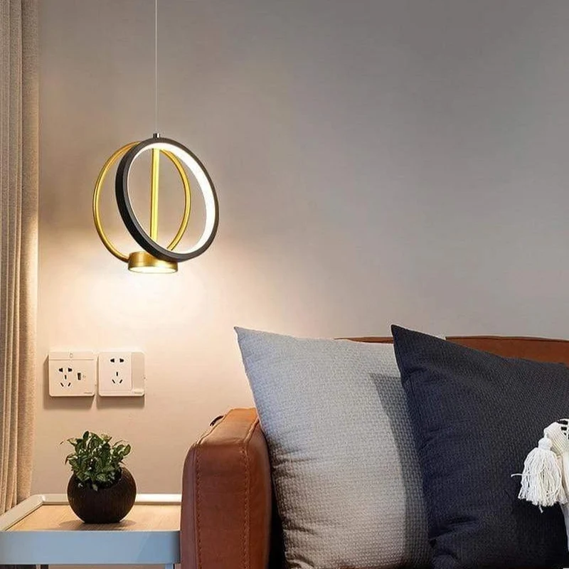 Lustre Rond Noir