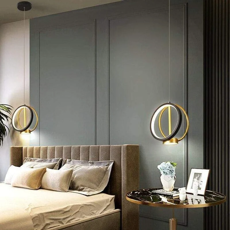 Lustre Rond Noir
