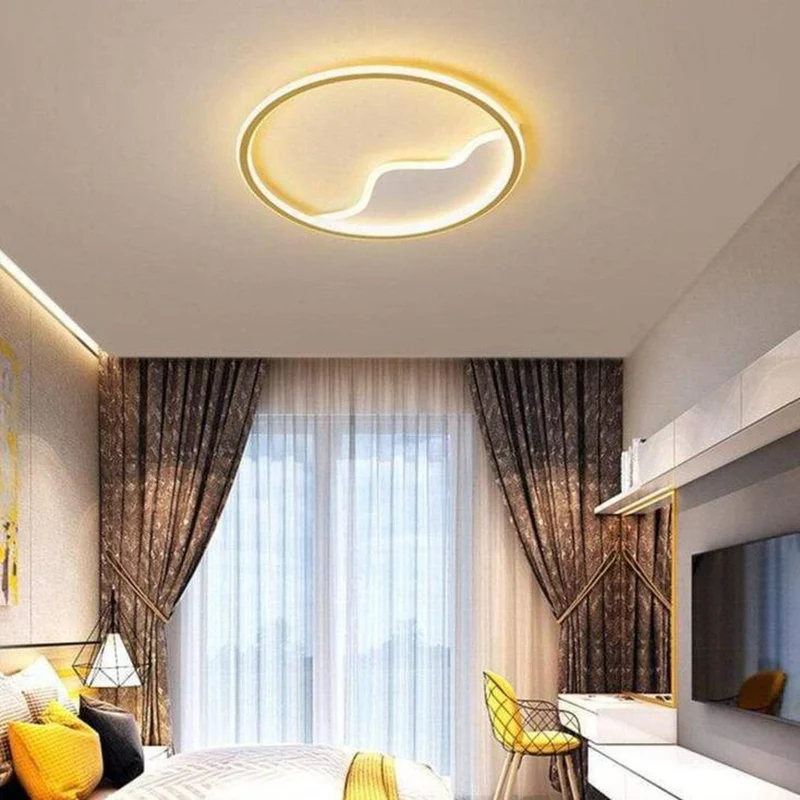 Lustre Rond Plat
