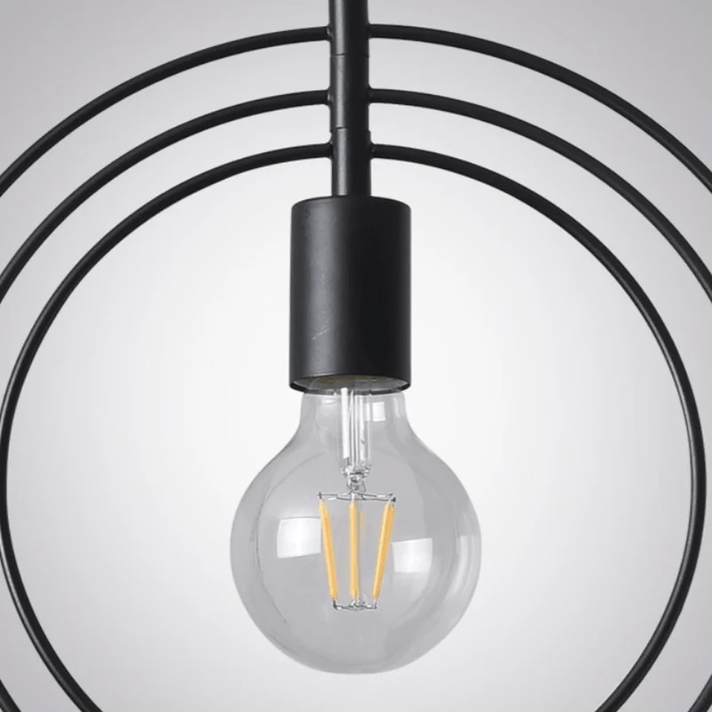Lustre Contemporain Noir