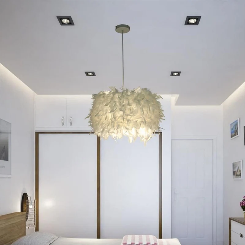 Lustre En Plume Pas Cher
